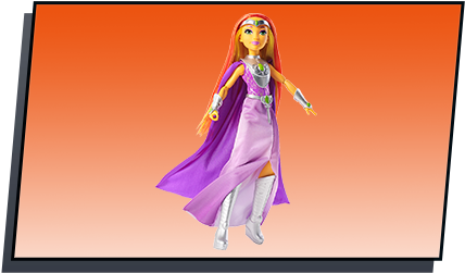 Bambola Di Starfire™ Intergalactic Gala™ Della Linea - Dc Comics Super Hero Girls - Intergalactic Gala - Starfire (429x280), Png Download