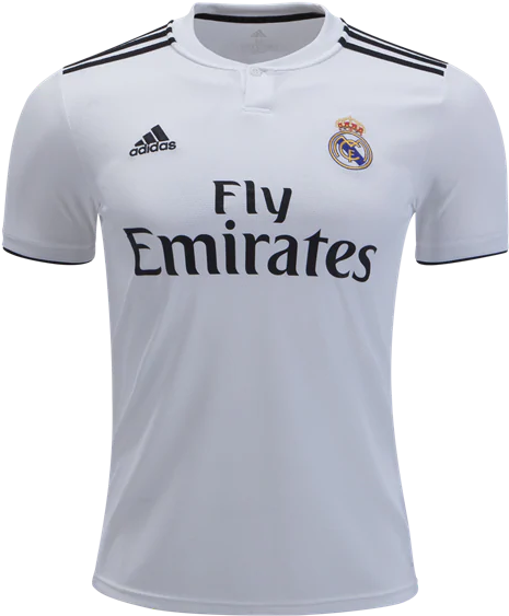 Carvajal - Jersey Real Madrid 2018 2019 (504x600), Png Download
