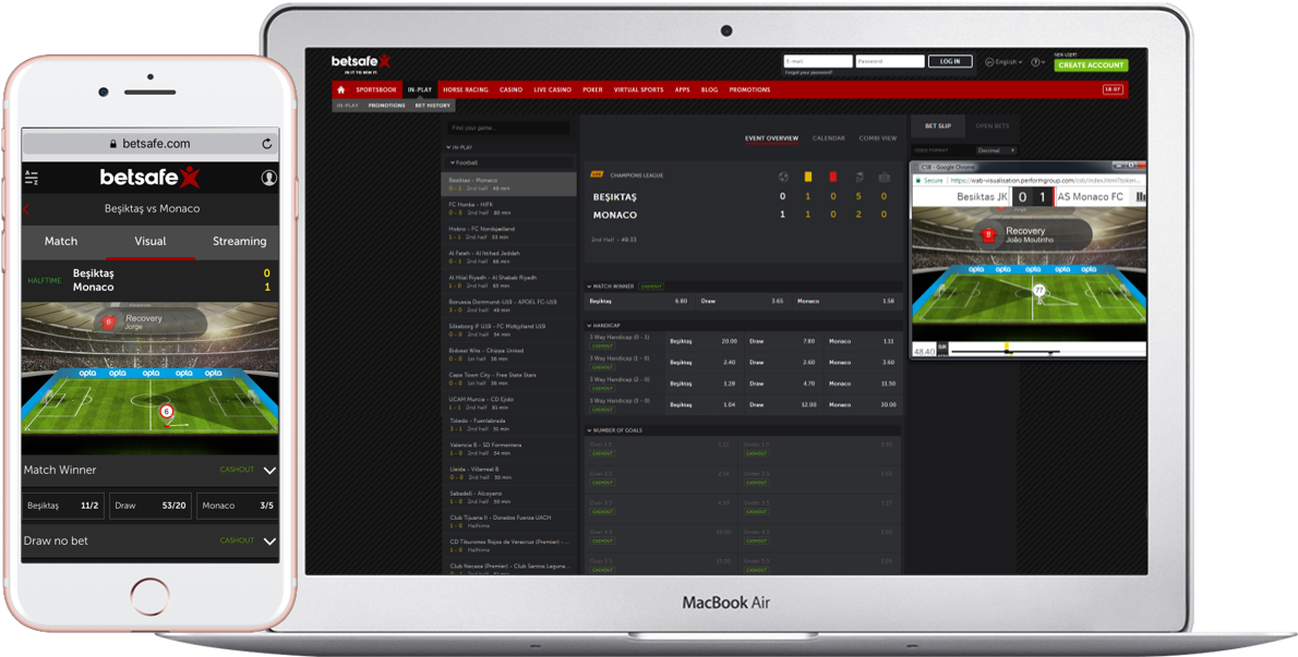 Betsafe Have Integrated Our Visualisation To Enhance - Opta Match Visualisation 3d (1384x656), Png Download