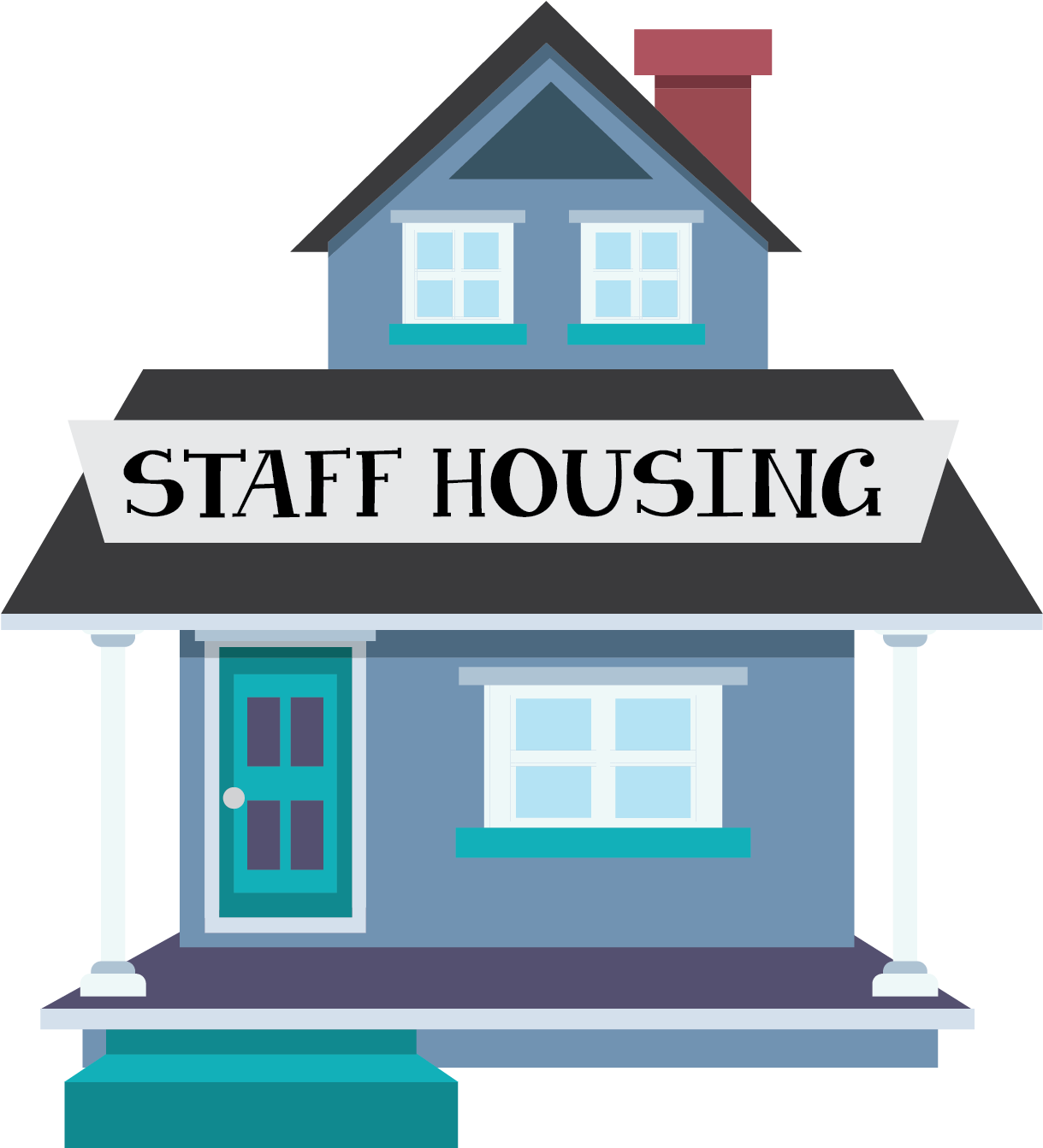 Lend A Hand Services Employees Are Offered A Housing - Staff Housing (1292x1393), Png Download