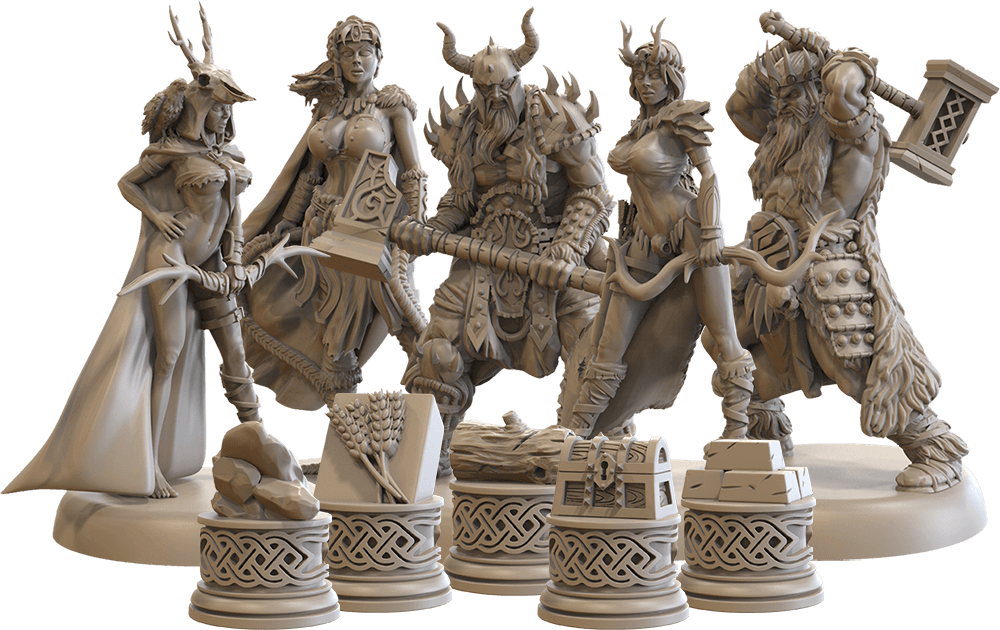 Barbarians Miniatures Barbarians Miniatures - Barbarians The Invasion Board Game (1000x630), Png Download