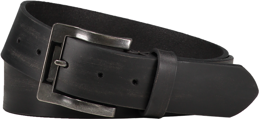 654003 / Premium 100% Leather Belt - Tricorp Riem 100% Leer - Premium - 654003 - Black - (1000x1000), Png Download