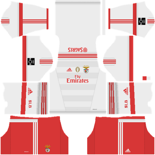Kit Benfica Dream League Soccer (530x530), Png Download