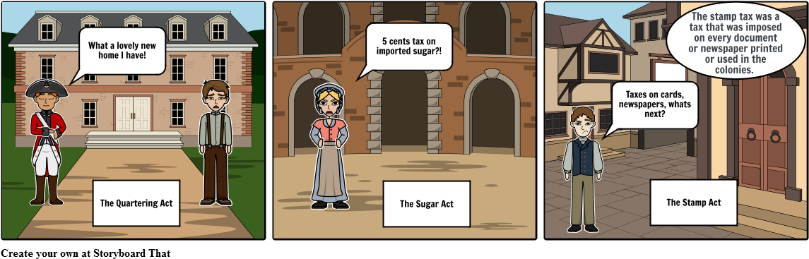 Causes Of Revolutionary War - Cartoon (1164x385), Png Download