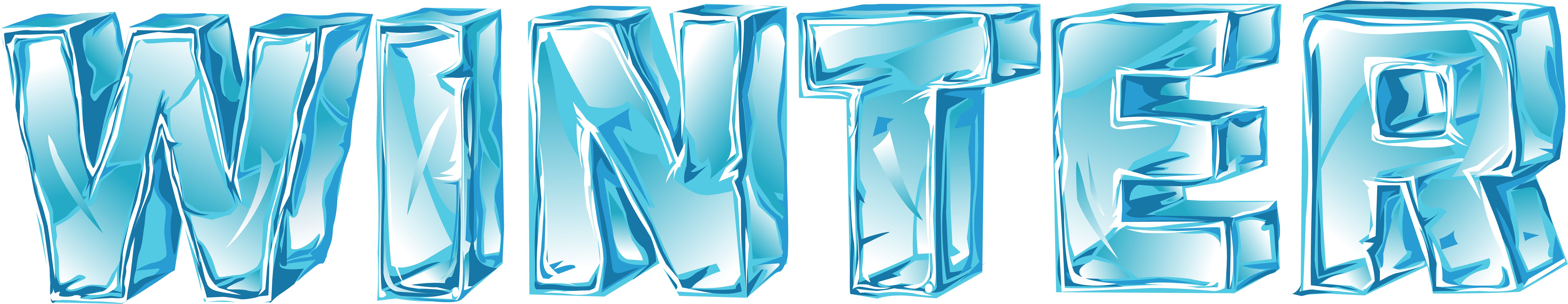 Ice Clipart Transparent - Illustration (8000x1628), Png Download