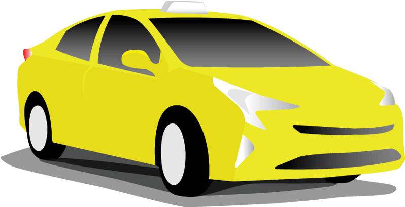 Taxi Rates In Long Beach - Long Beach Yellow Cab (854x437), Png Download