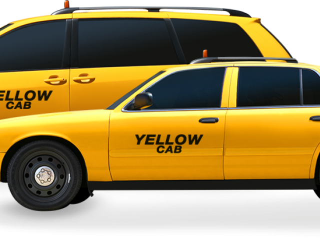 Taxi Cab Png Transparent Images - Taxi (640x480), Png Download