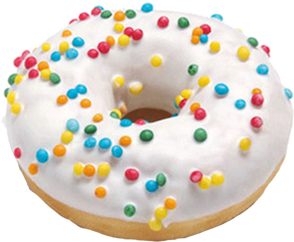 Donut Png (600x600), Png Download
