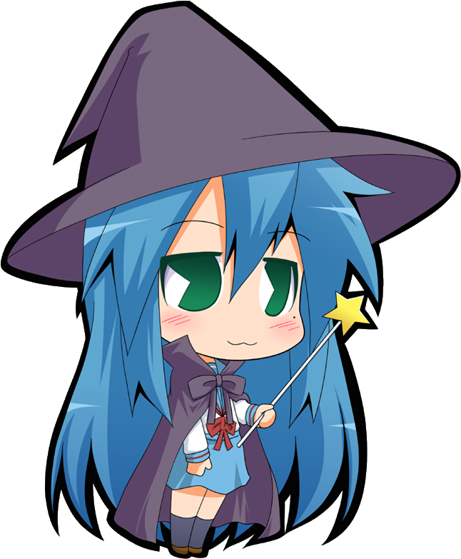 719x800, 60823343 58bb 4f0a B047 7d ) - Lucky Star Konata Chibi (719x800), Png Download