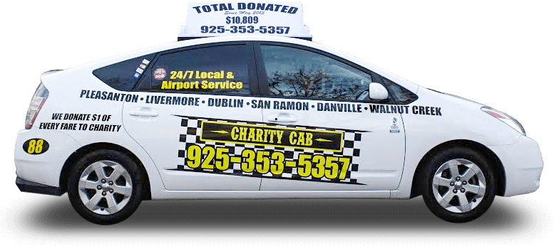 Charity Cab Uses A New Prius For Pleasanton Taxi Services - Toyota Prius (837x468), Png Download