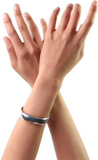 Hero Hands V3 - Girl (348x640), Png Download