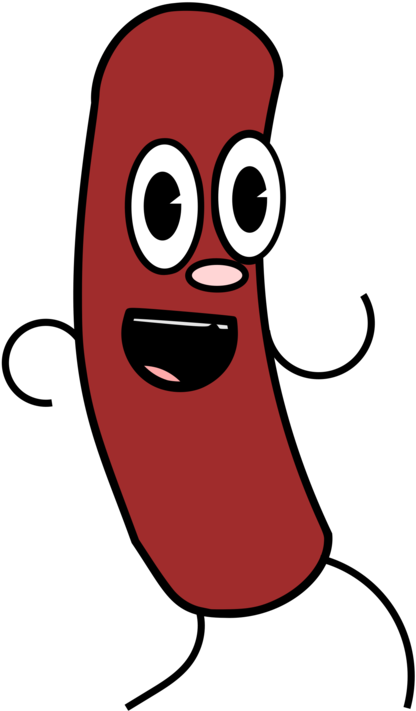 Hot Dog Cartoon Nose Area - Dancing Dog Unisex T-shirt (530x750), Png Download