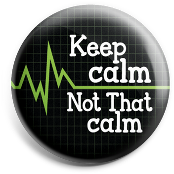 Keep Calm-outside The Box - Badge (483x459), Png Download