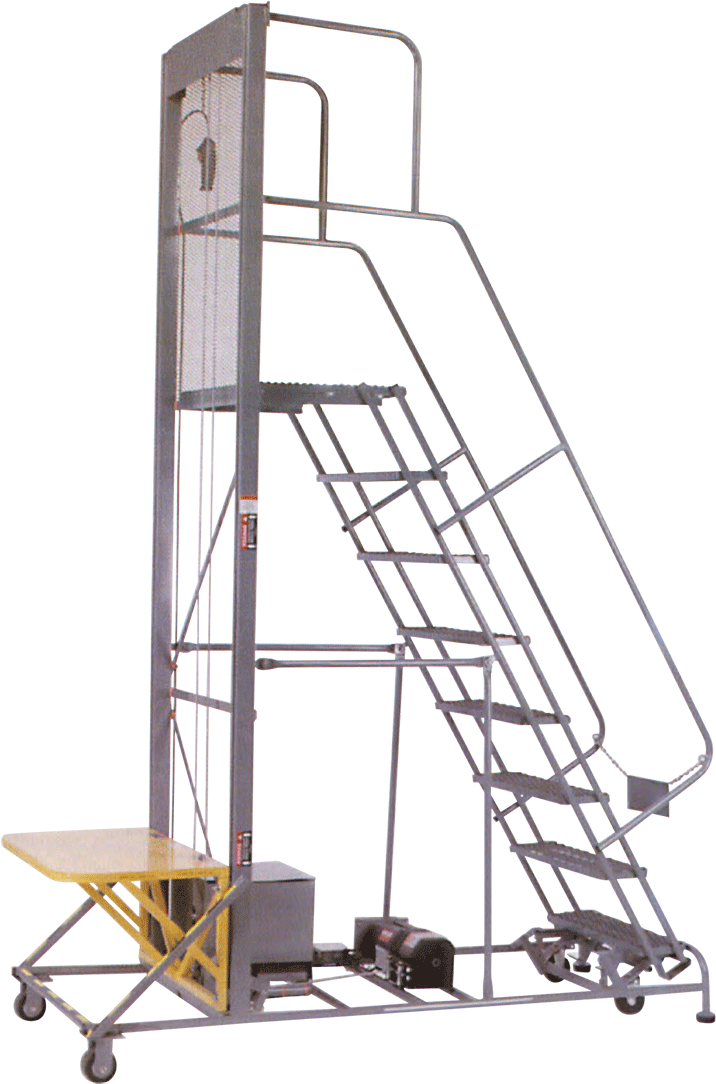 Table-ladder - Lift Ladder (750x1123), Png Download