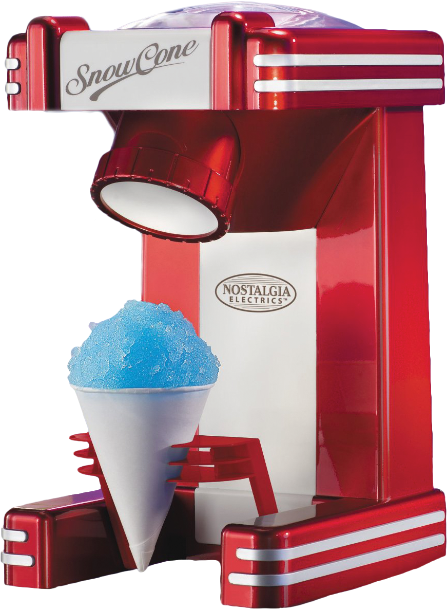 Snowcone-maker - Nostalgia Rsm702 Single Snow Cone Maker (934x1234), Png Download