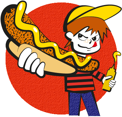 Hot Dog Clipart Bad Food - Telford Tigers (400x387), Png Download