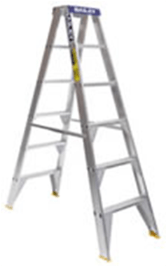 Aluminium Double Sided Step Ladders - Bailey Double Sided Aluminium Step Ladder (380x380), Png Download