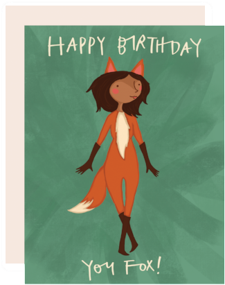 Happy Birthday You Fox - Birthday (340x475), Png Download