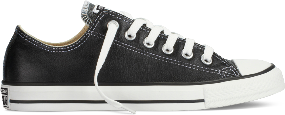 Converse Chuck Taylor All Star Leather - Converse - Chuck Taylor All Star Leather Ox - Sneakers (1000x1000), Png Download