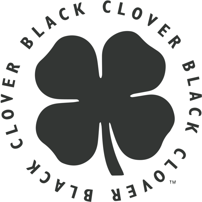Black Clover - White And Black Clover (1000x1000), Png Download