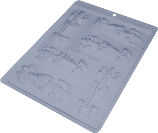 Formula 1 Race Car Chocolate Mold - Forma Acetato Cha Revelação (700x467), Png Download