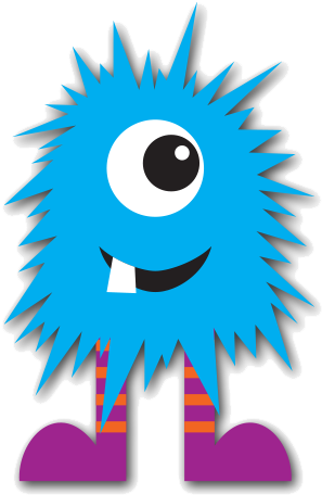 Blue Monster Png Photo - Little Monster Clipart Png (500x500), Png Download