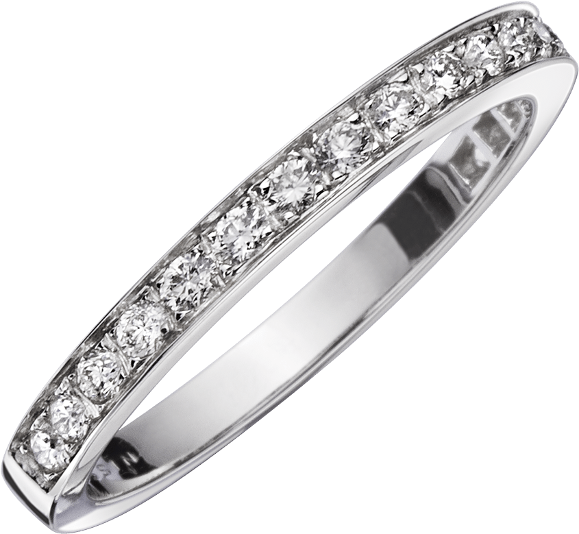 Chance Of Love Wedding Band, Diamonds, White Gold - Wedding Ring (1200x1200), Png Download