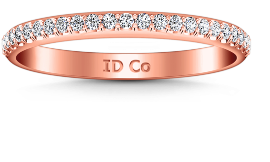 Diamond Wedding Band Alana - Bangle (600x600), Png Download