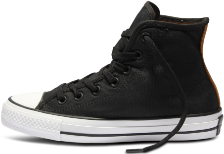 Converse Ctas Pro Ox Black & Tan - Leather (540x720), Png Download