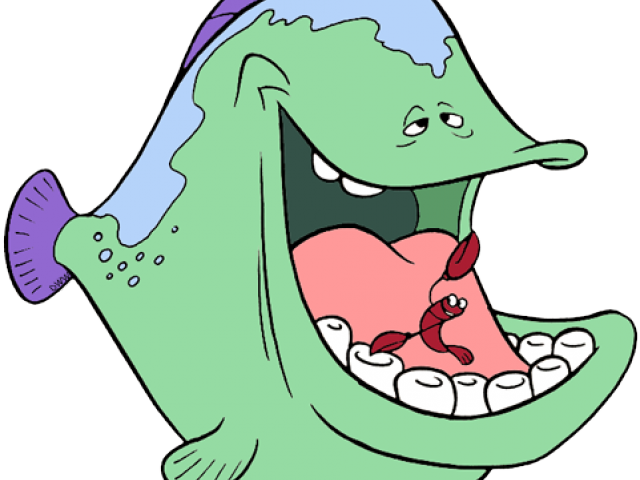 Fish Clipart Little Mermaid - Little Mermaid Fish Singing (640x480), Png Download