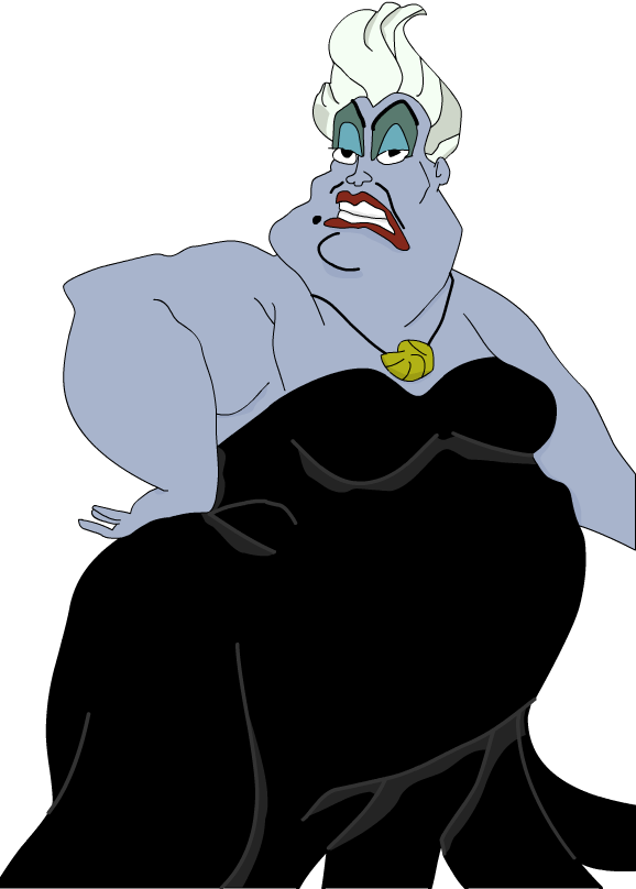 Of Course I'm Talking About Ursula, The Sea Witch Based - Cartoon (578x808), Png Download