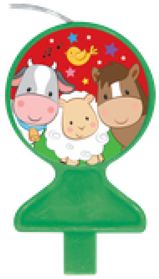 Vela Fazendinha - Sacola Plastica Fazendinha 08 Unidades (1200x1200), Png Download