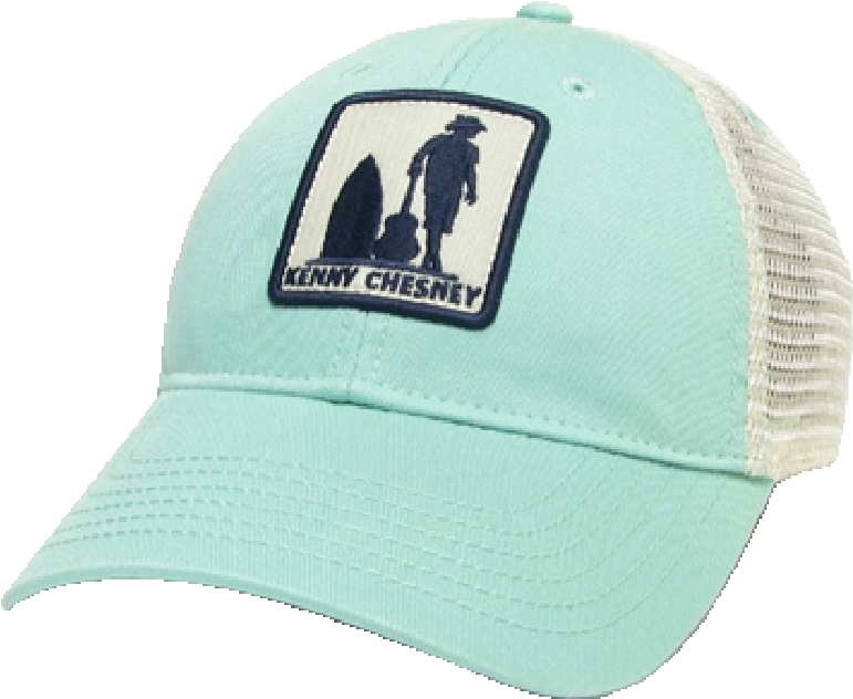 Kenny Chesney Mint And White Ballcap - Kenny Chesney (800x800), Png Download