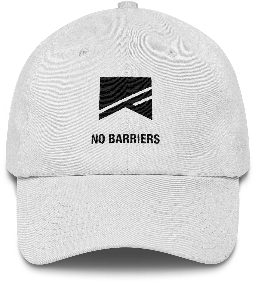 Black Ball Cap No Logo - Tiger Dad Hat - White (1000x1000), Png Download