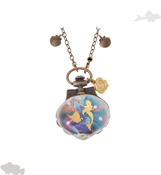 Wonders Of The Sea Necklace Jpy 28,000 Tax - The Little Mermaid (515x579), Png Download