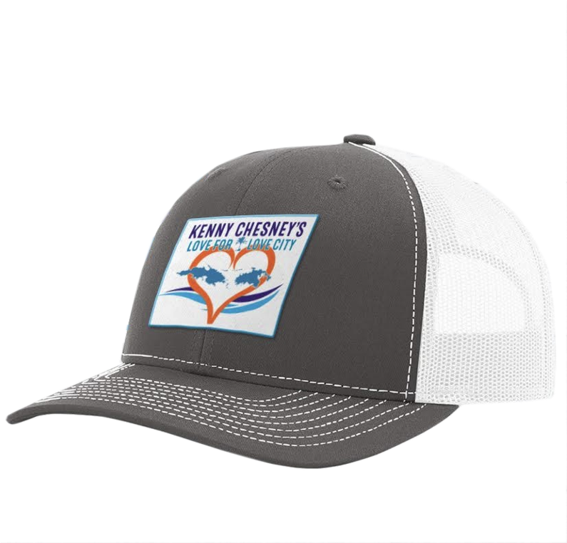 Official Kenny Chesney Love For Love City Ballcap - Richardson 112 Black White (800x800), Png Download