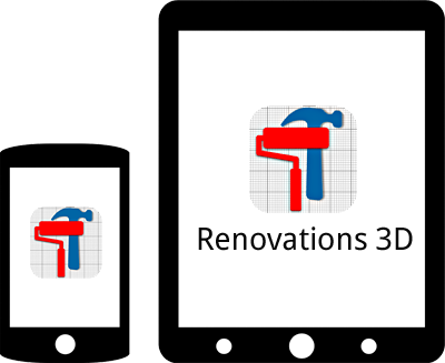 Renovations 3d For Android - Sweet Home 3d Per Android (400x327), Png Download