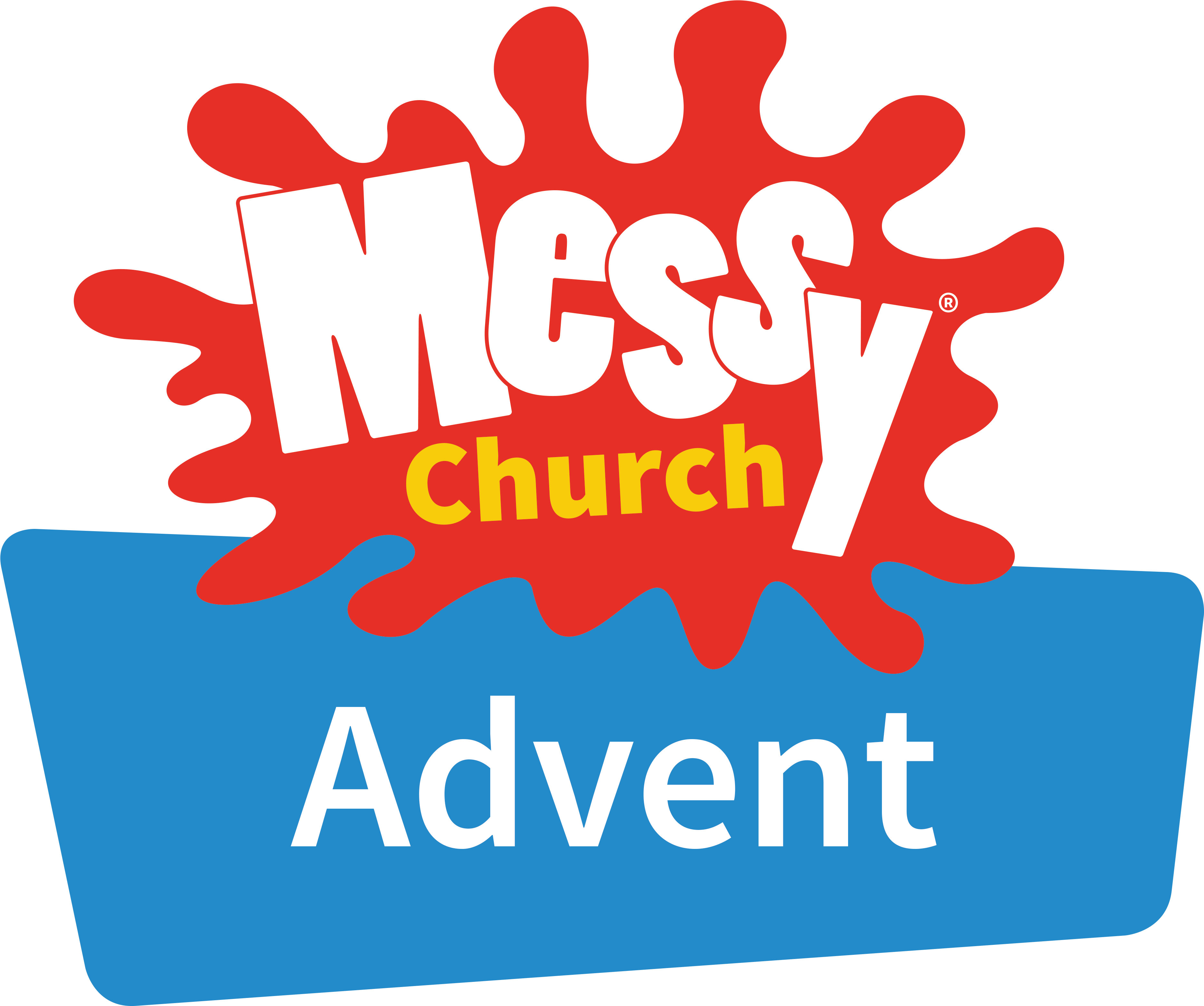 Purchase Logo Products - Messy Church Easter Logo (5000x3202), Png Download