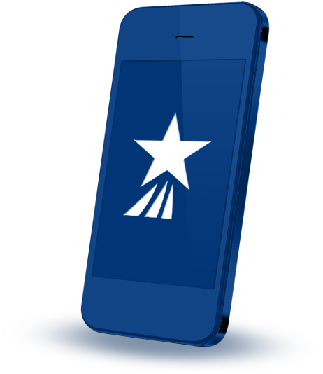 3d Blue Cell Phone Featuredcontent - Debit Card (700x700), Png Download