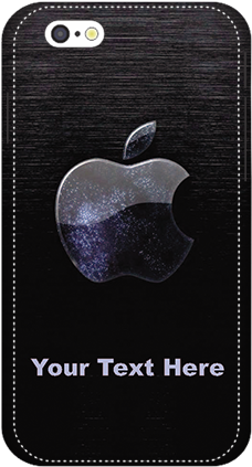 Iphone 6 White High Grade Plastic Black Apple Mobile - Mobile Phone (284x426), Png Download