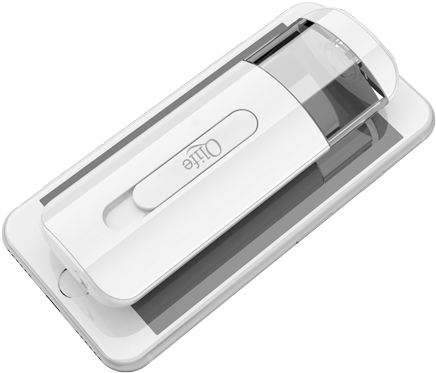 Qlife 3d With Phone Picture - Feature Phone (800x600), Png Download