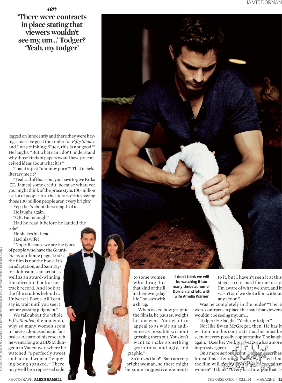 The Guardian - Fifty Shades (1112x1486), Png Download