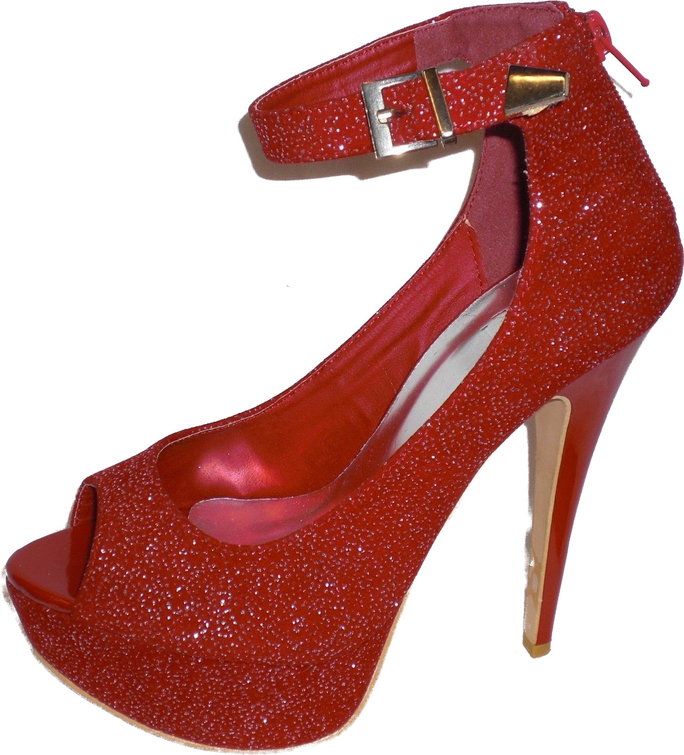 Glamorous Red Stiletto Design (1519x1600), Png Download