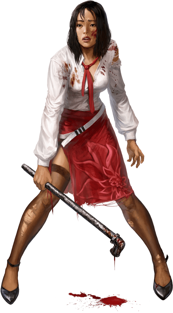Dead Island Woman - Xian Dead Island (600x1080), Png Download