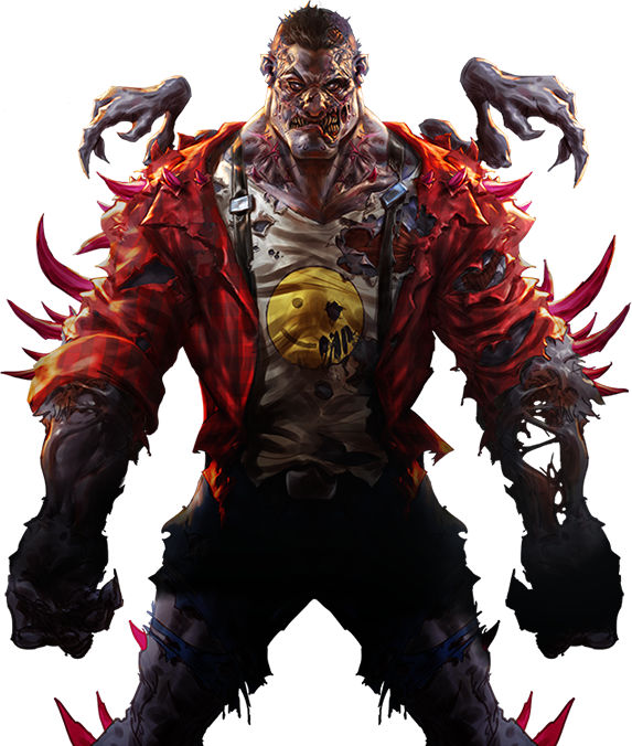 Berg, A Player Character, Concept Art As A Zombie - Dead Island Berg (573x676), Png Download
