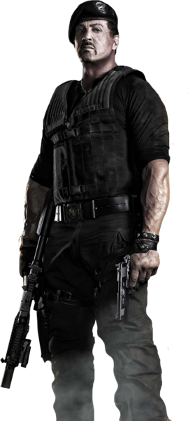 Share This Image - Sylvester Stallone Expendables Png (269x600), Png Download
