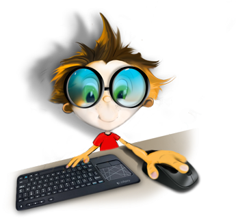 Web Designer Cartoon Png (600x350), Png Download