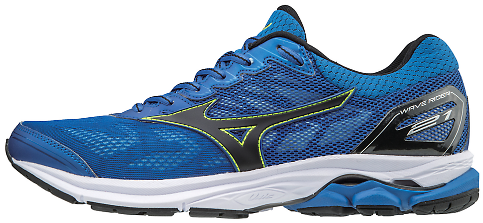 Mizuno Running Mens Road-trail Neutral Moderate - Mizuno Men's Wave Rider 21 Running Shoe - Mens Running (964x600), Png Download