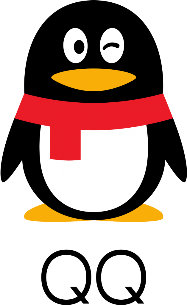 02 Qq Logo Ver - Qq Chat Logo (682x1024), Png Download