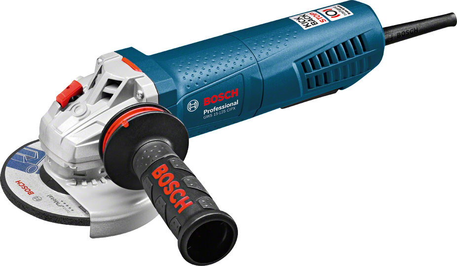 Bosch Angle Grinder Gws 15-125 Cipx - Bosch Gws 15 125 Ci Professional (926x540), Png Download